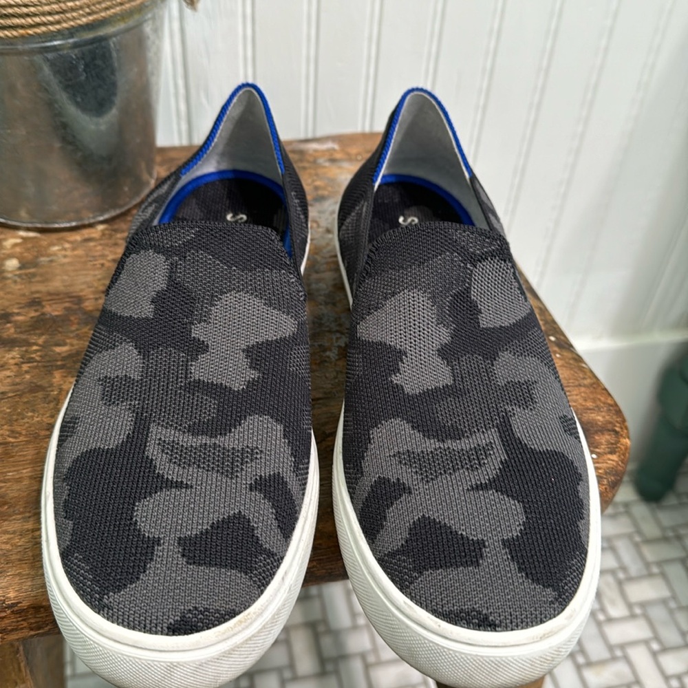 Rothy’s slip on loafer in camouflage